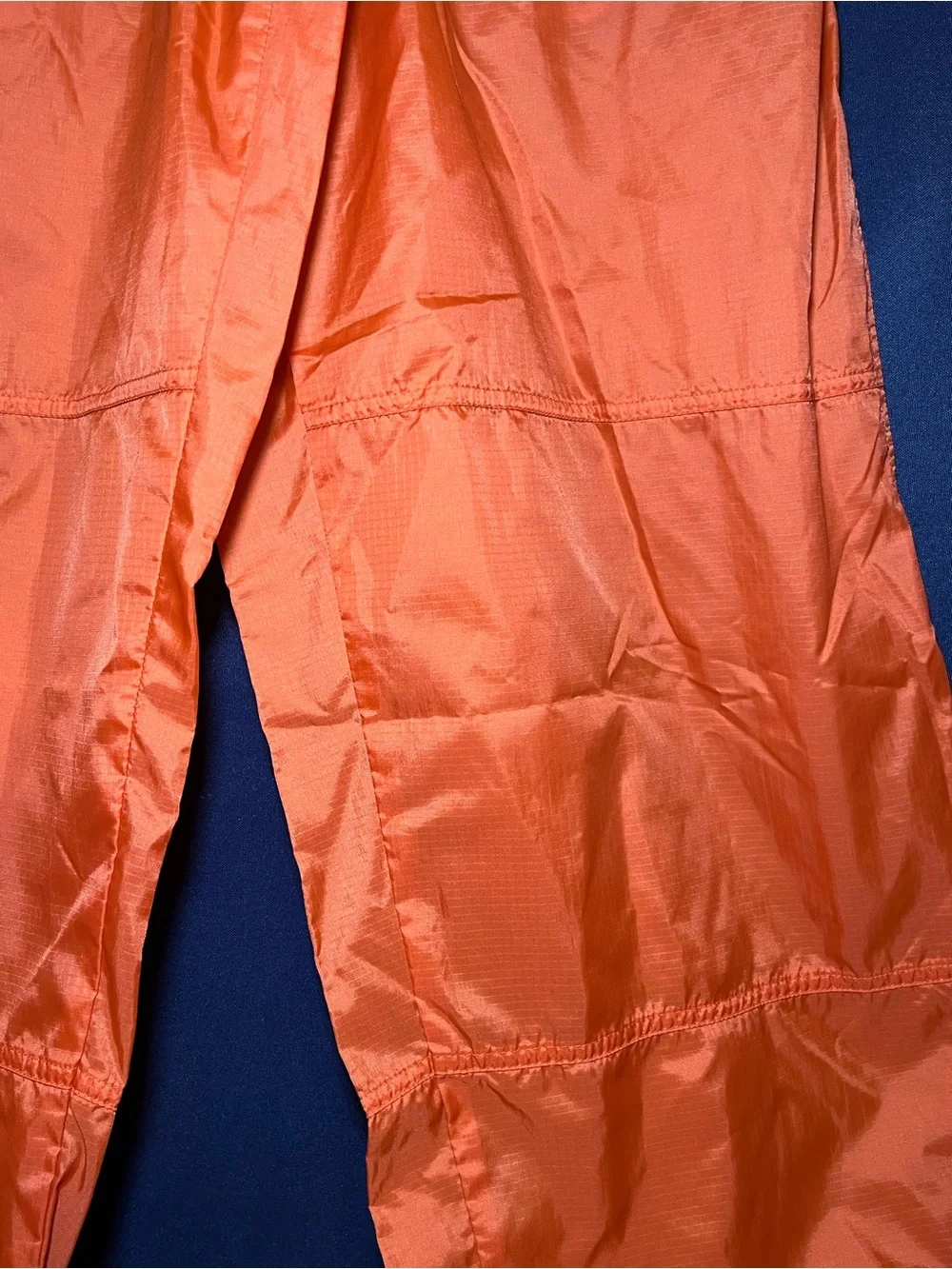 Authentic Y2K Champs Men's Orange Lightweight Windbreaker Jacket/pant set